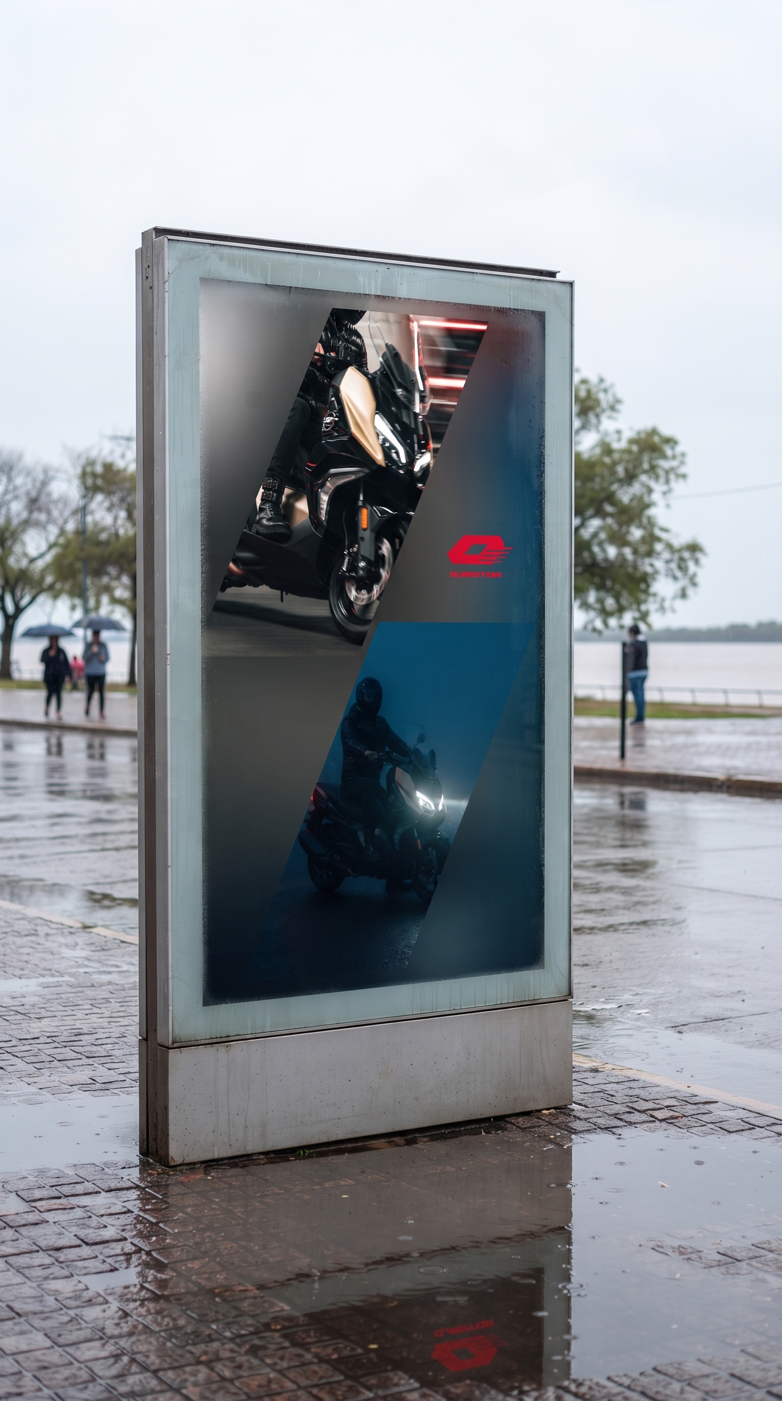 Outdoor Ad Kiosk
