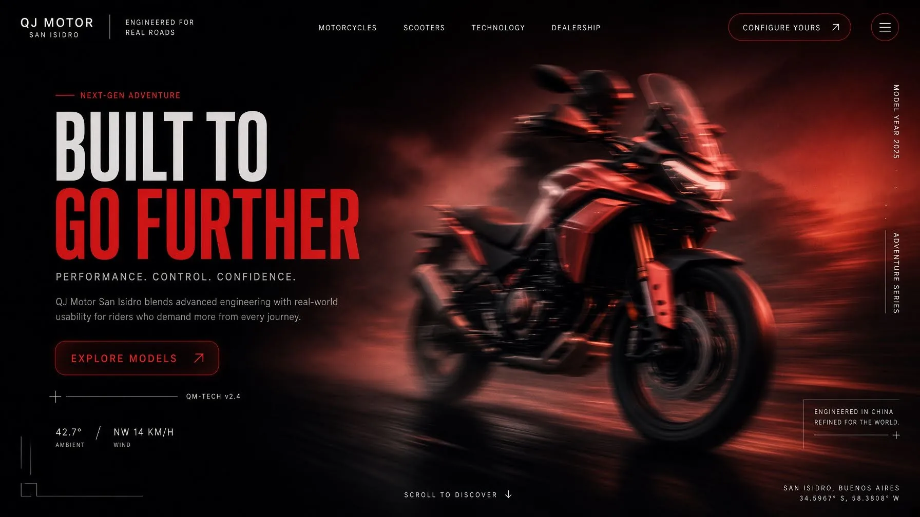 QJ Motor — propuesta web alternativa